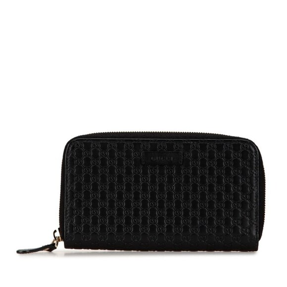 GUCCI Black Leather Wallet - Picture 1 of 8